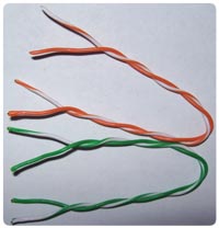 CAT 5 twisted paires